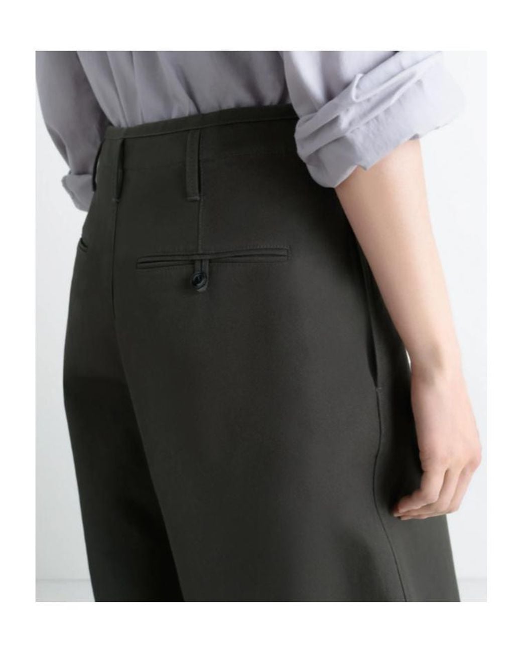 Lemaire Gray Large Chinos