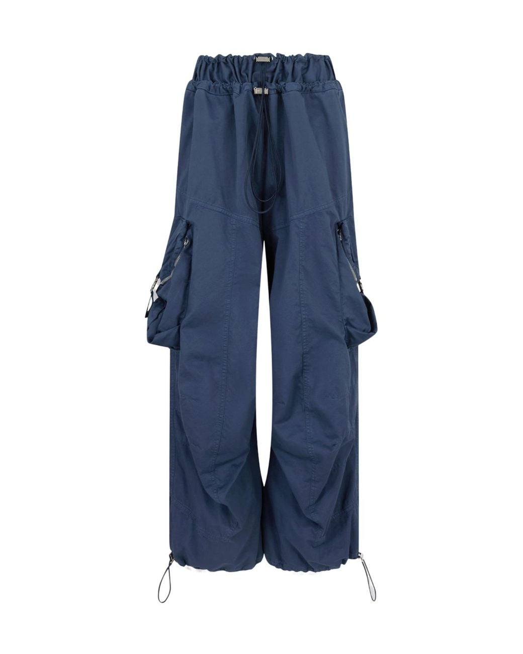 The Attico Blue The Oversized Parachute Cargo Pants