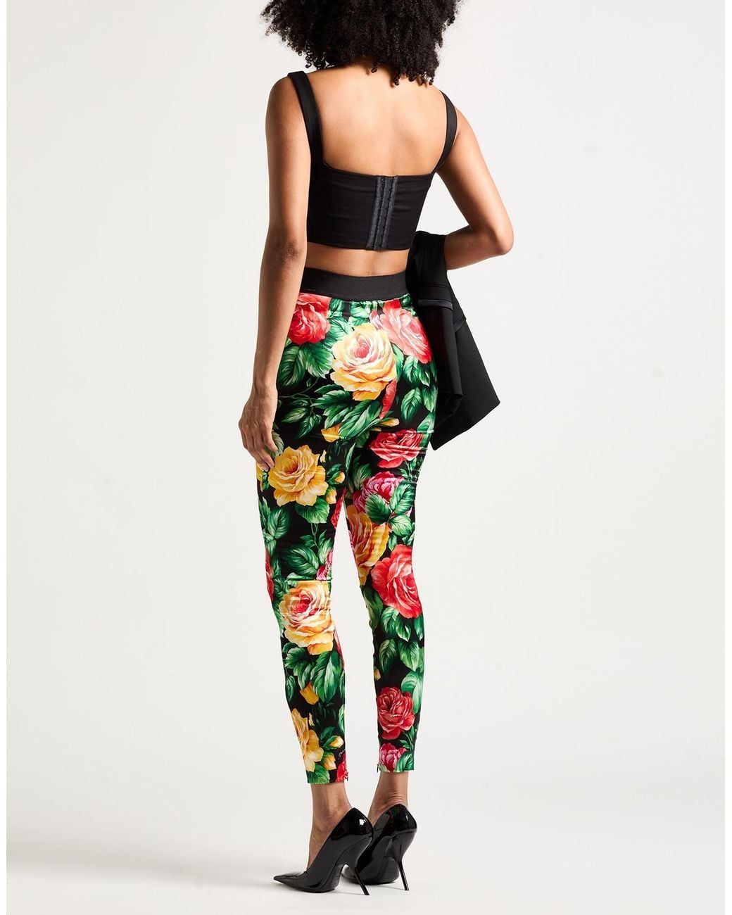 Dolce & Gabbana Green Casual Trousers