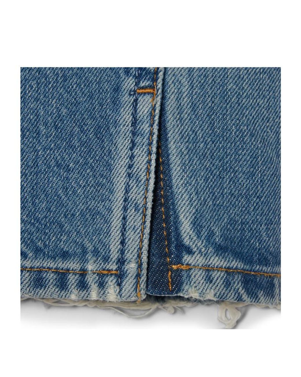 Gucci Blue Logo-Patch Jeans