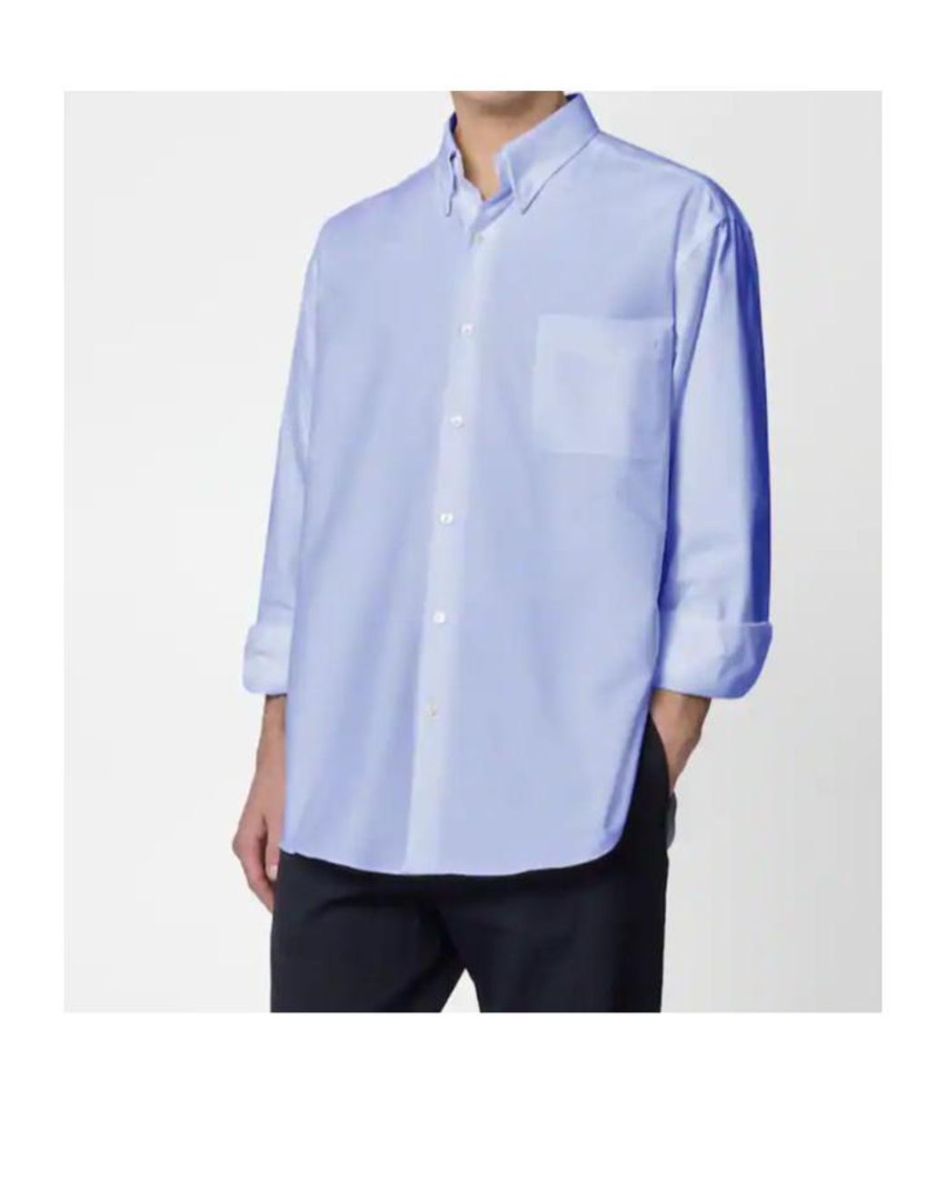 Tod's Blue Long-Sleeved Shirt for men