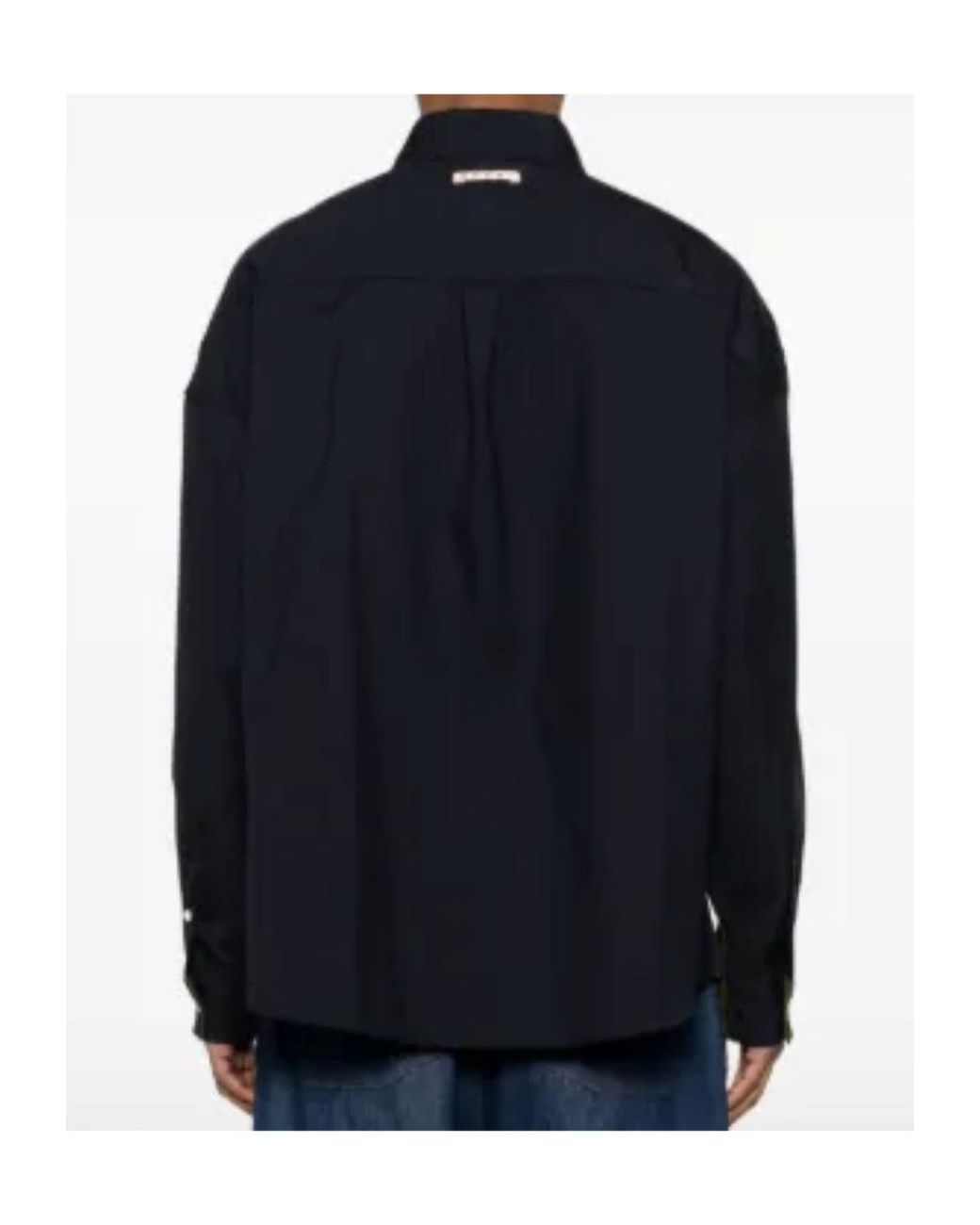 Marni Green Pocket Colour-Block Shirt for men