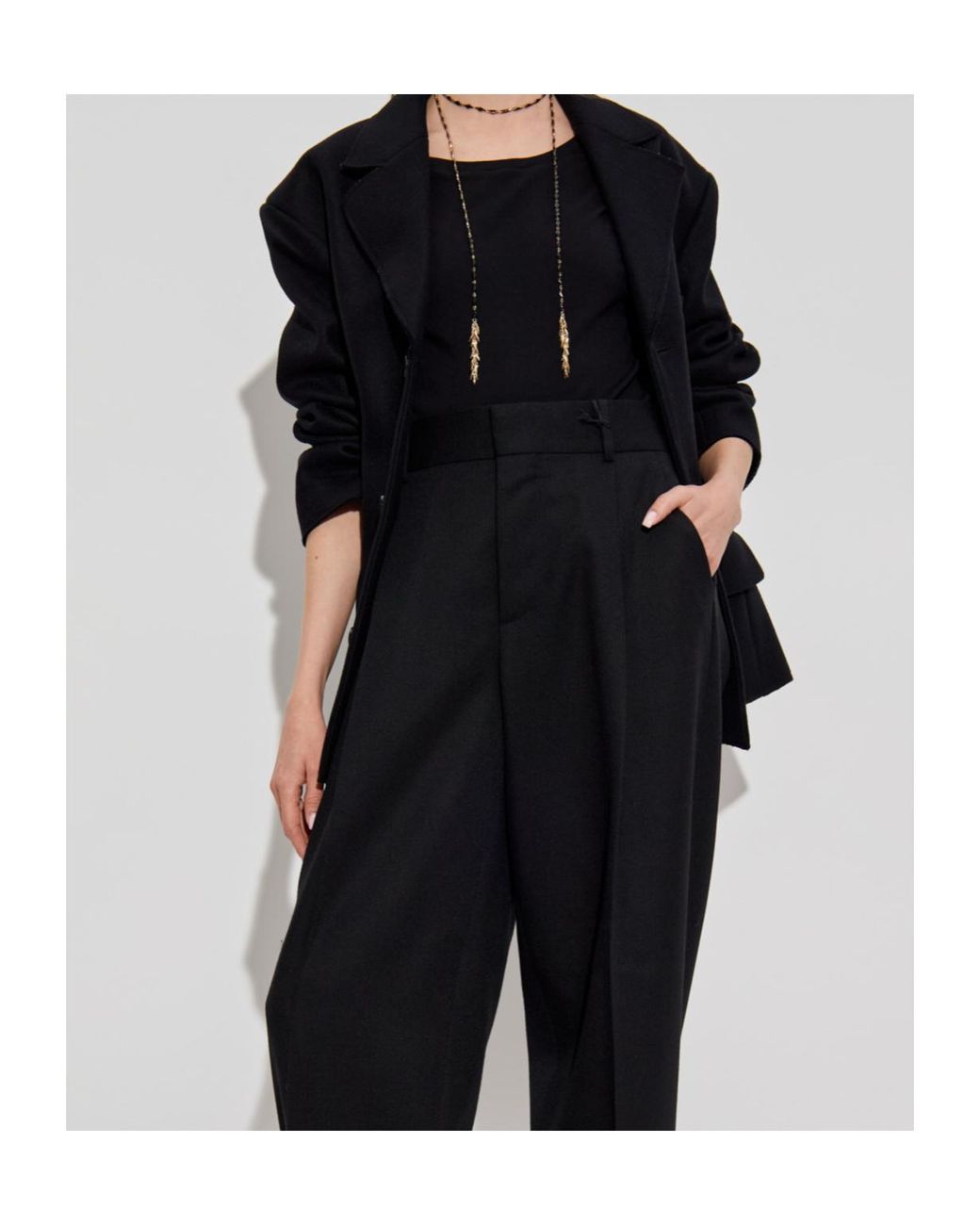DSquared² Black ウィングスリーブ クロップドトップ