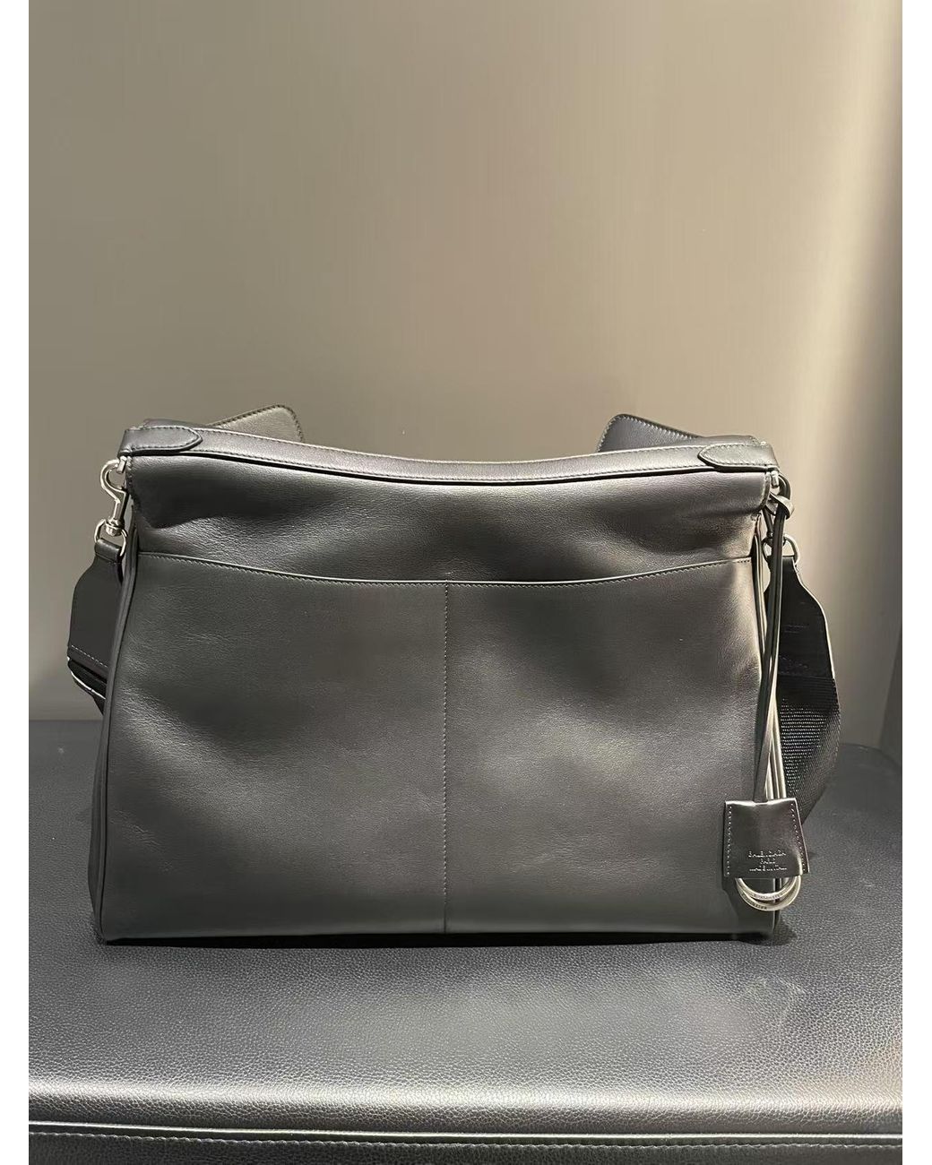 Balenciaga Black Rodeo Medium Messenger Bag for men