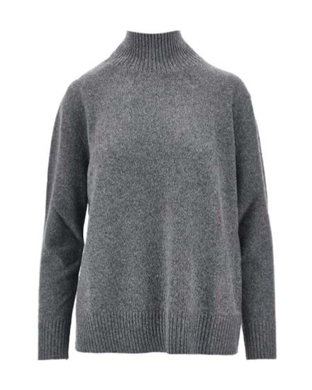 Weekend by Maxmara Gray Long-Sleeve Knit Top