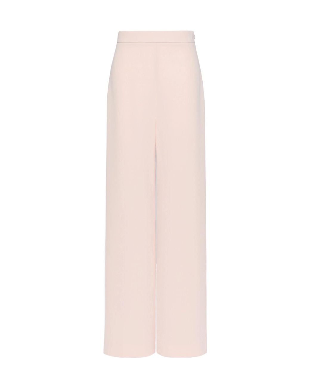 Max Mara Pink Wide-Leg Tailored Trousers