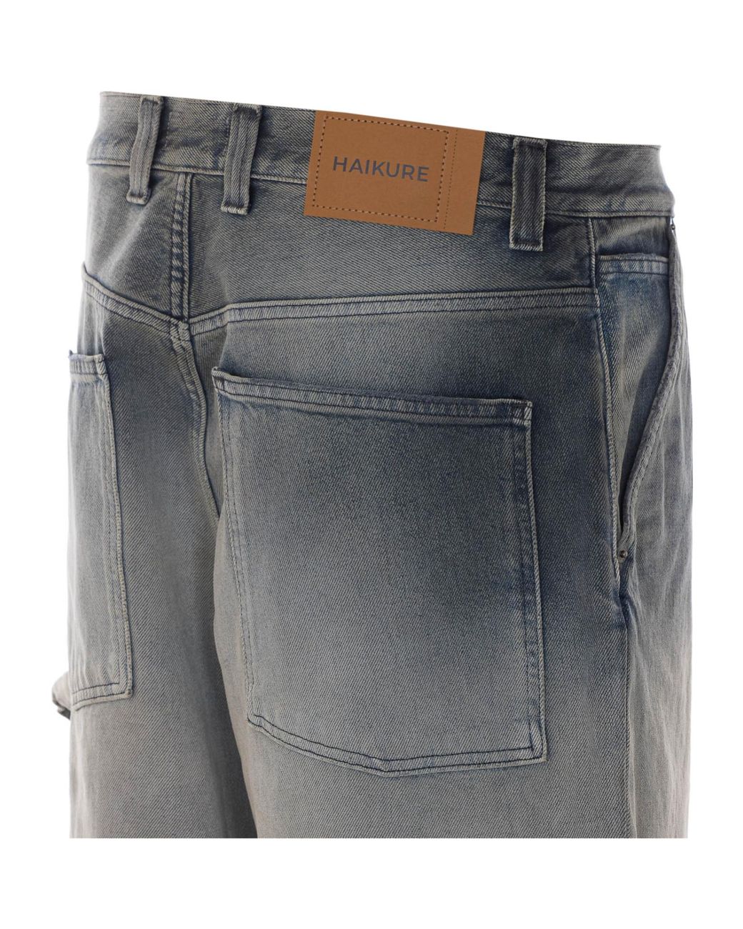 Haikure Gray Sibilla Loose Jeans for men