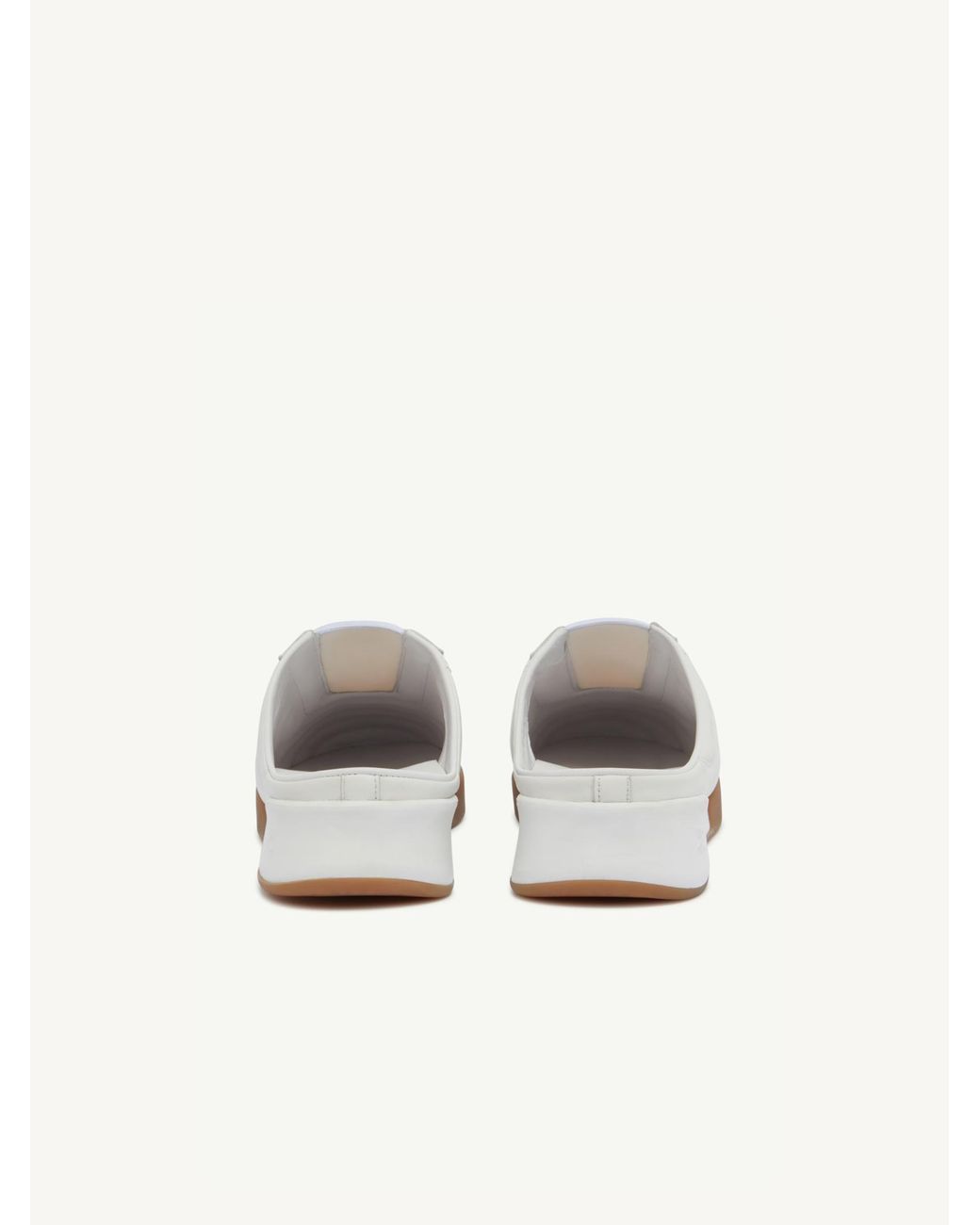 Courreges White Club 02 Leather Mules