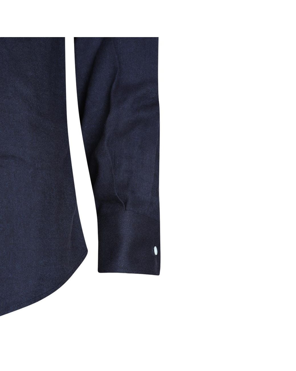 Brunello Cucinelli Blue Long-Sleeved Buttoned Shirt for men