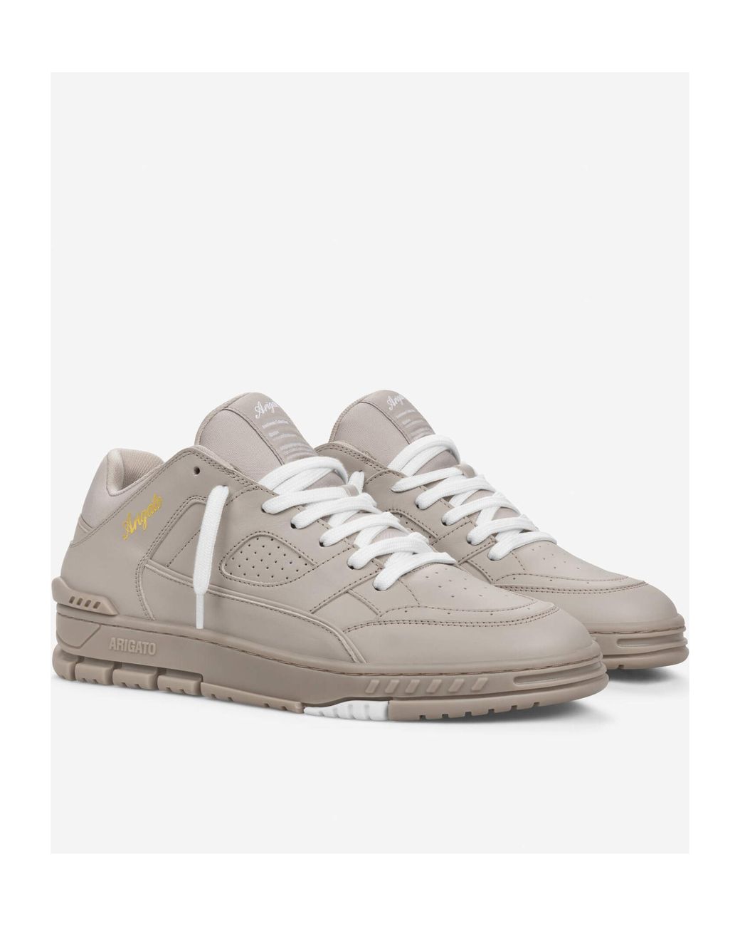 Axel Arigato Gray Area Leather Sneakers