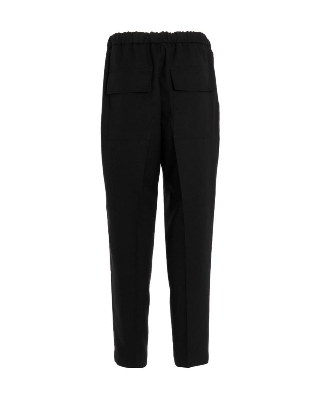 Jil Sander Black Tapered Trousers for men