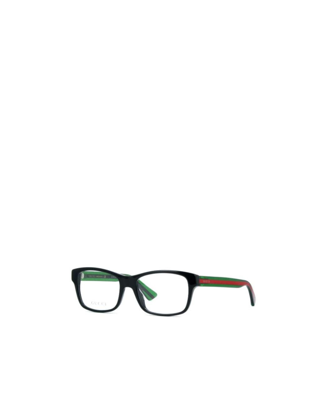 Gucci White Eyewear Rectangular Frame Glasses for men
