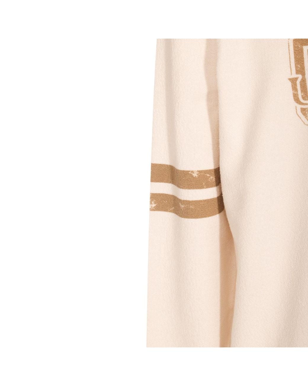Golden Goose Deluxe Brand White Logo Printed Crewneck Sweatshirt for men