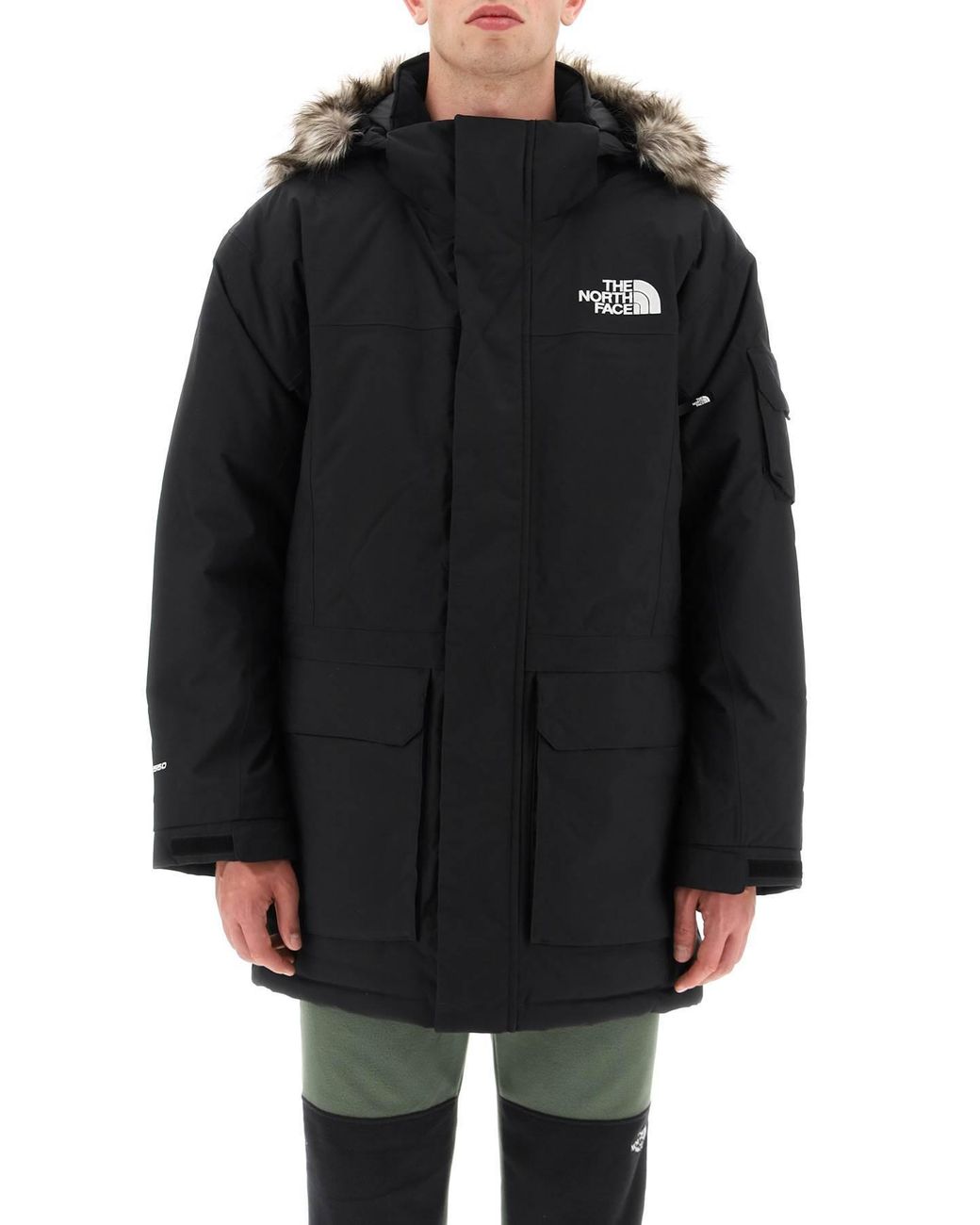 The North Face Black Hooded Padded Jacket for men