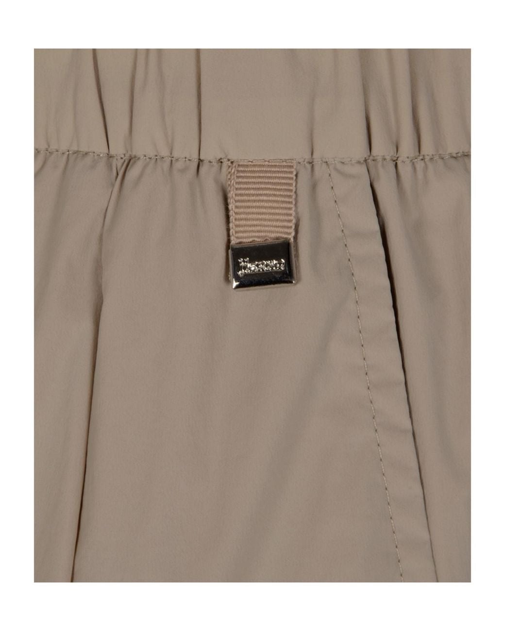 Herno Gray Pleated Drawstring Pants