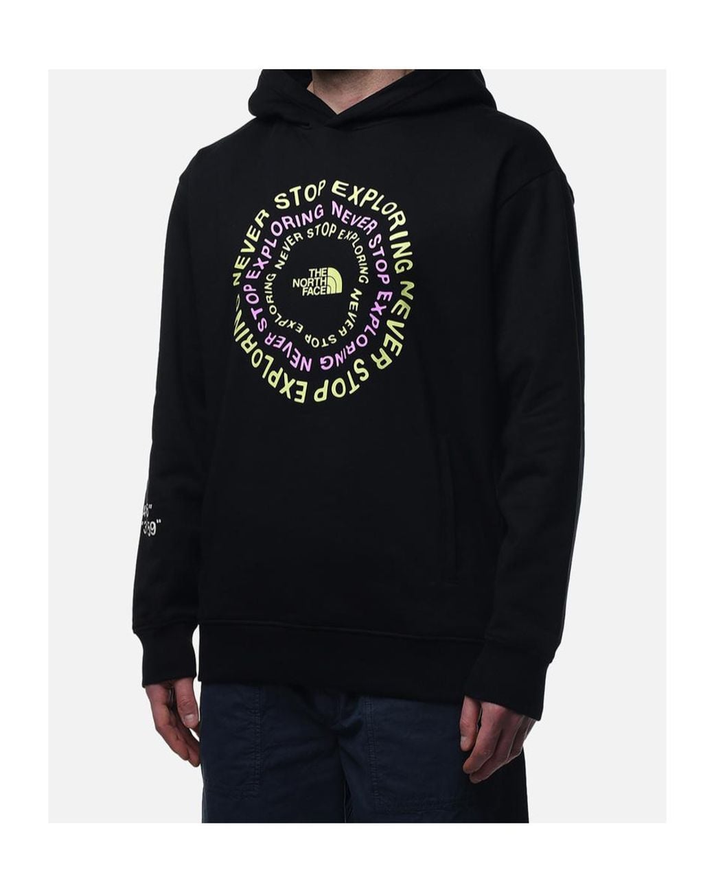The North Face Black Nse Graphic Hoodie for men