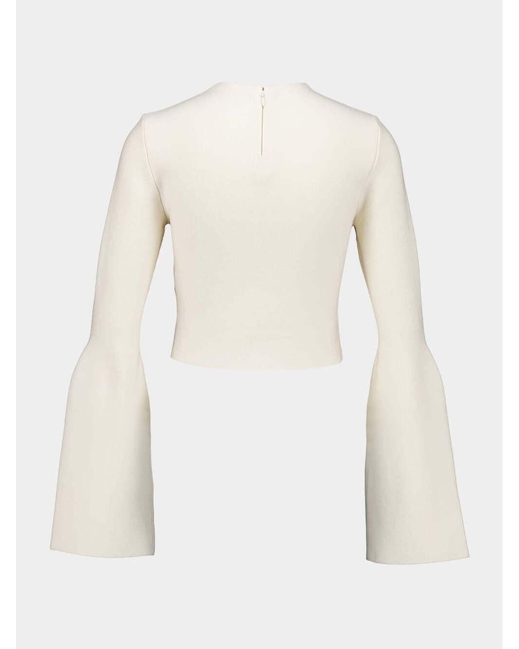 Gabriela Hearst White Long-Sleeved Sweater