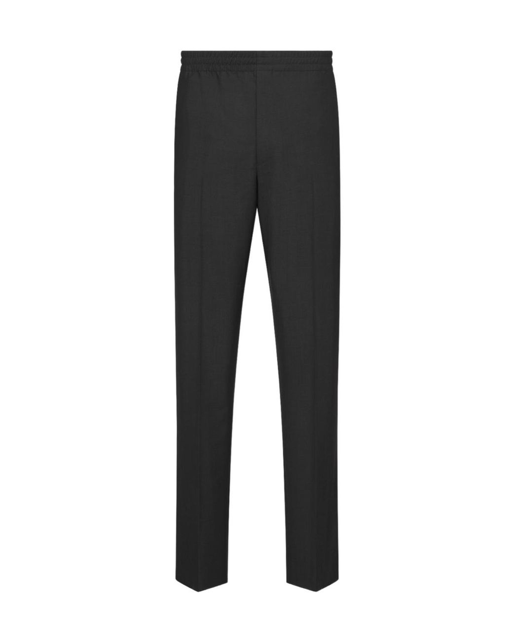 Dior Black Homme High Waisted Straight-Leg Pants for men
