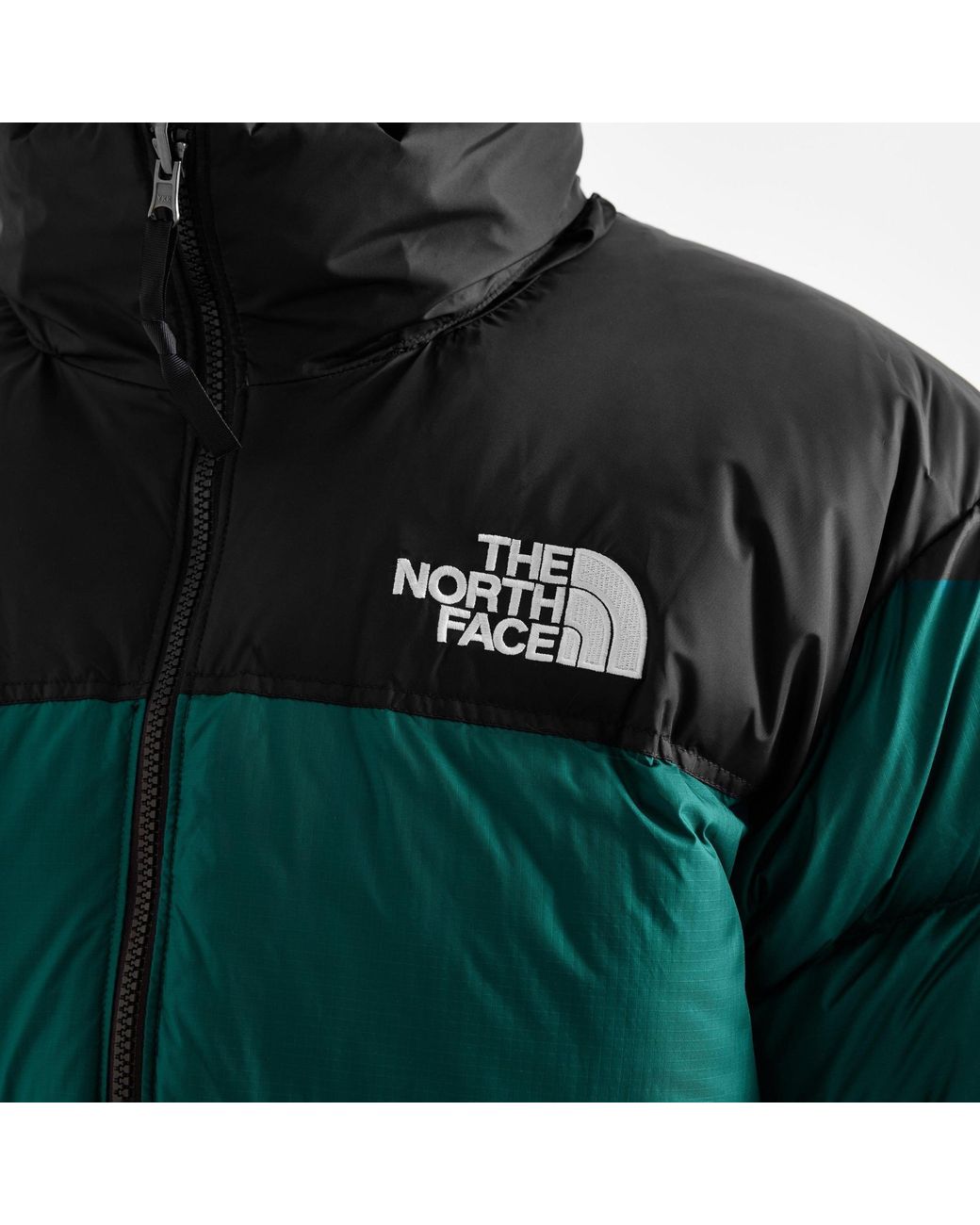 The North Face Green Short Cropped Down Jacket for men
