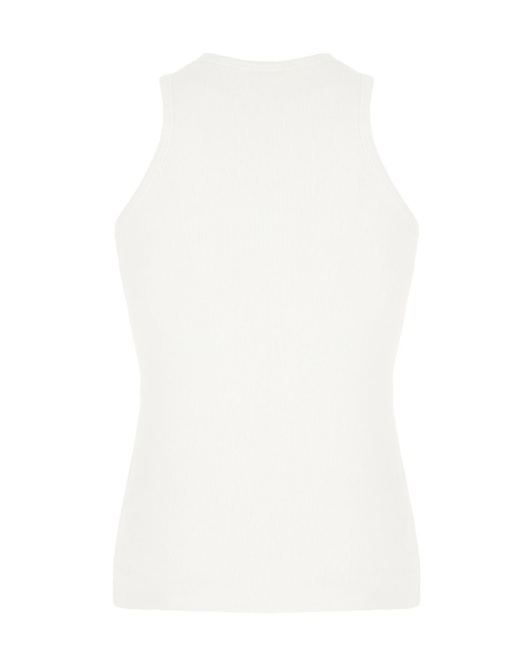 Moncler White Sleeveless Vest