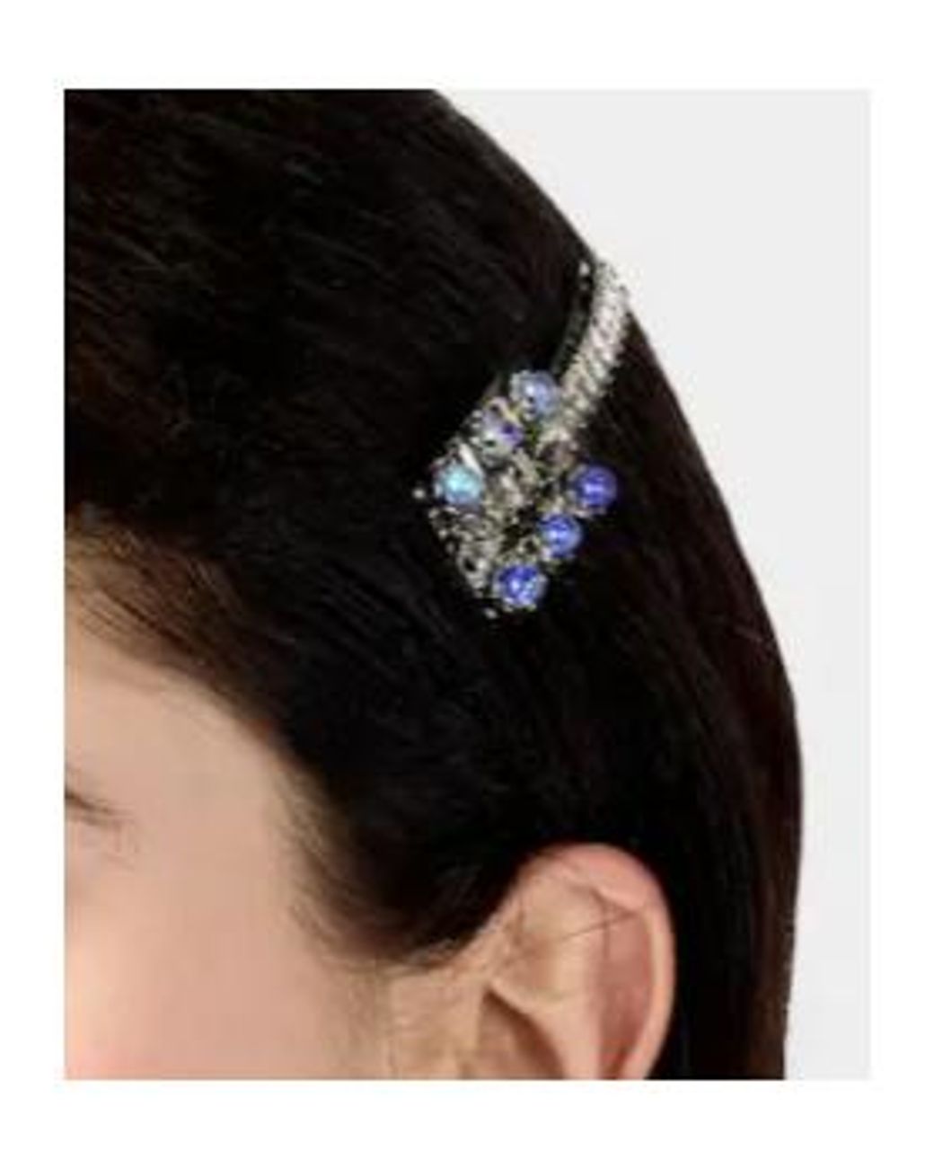 Roger Vivier White Bijoux Crystal Hair Clips