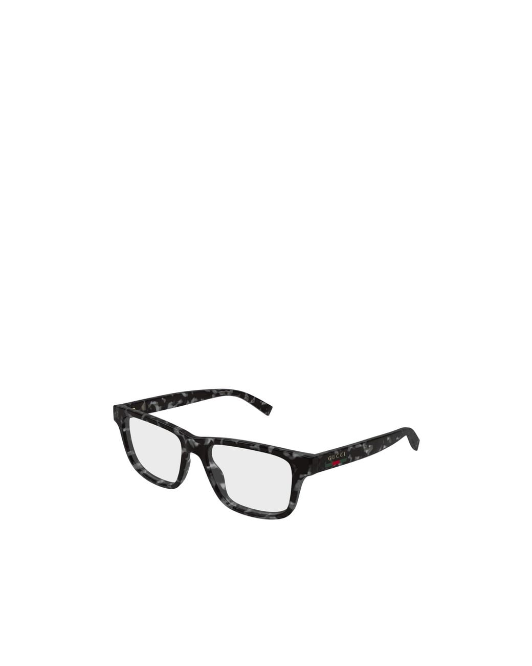 Gucci White Eyewear Rectangular Frame Glasses for men