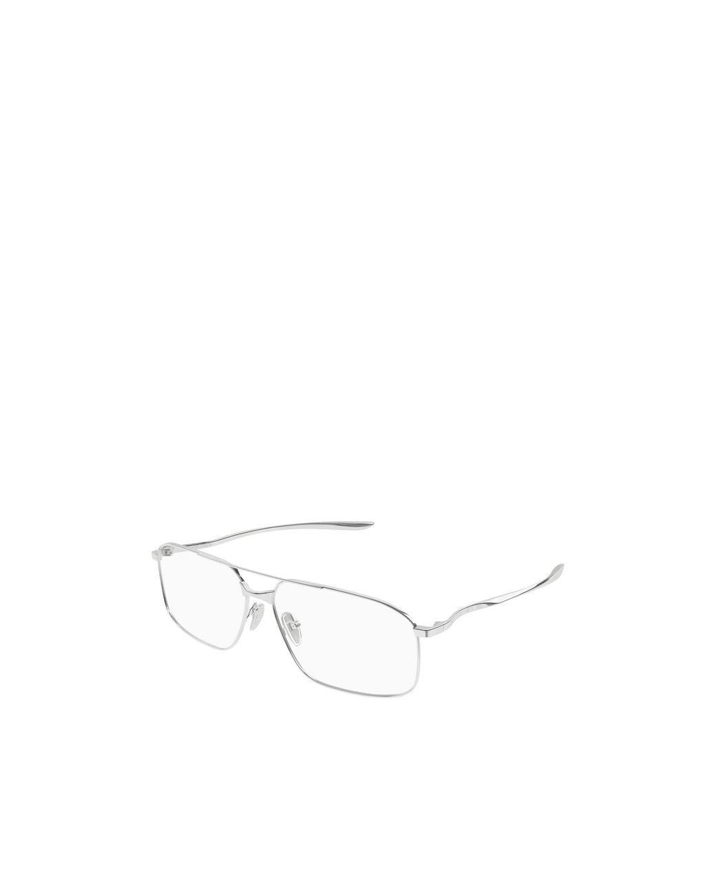 Balenciaga White Eyewear Pilot Frame Glasses for men