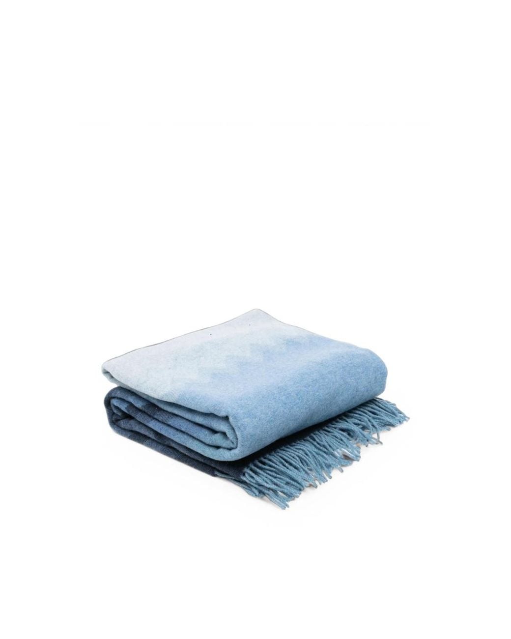 Missoni Blue Plaid Scarf for men
