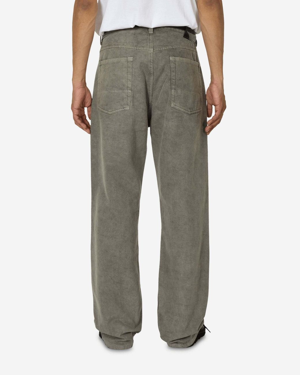 Our Legacy Black Third Cut Logo Patch Straight-Leg Jeans for men