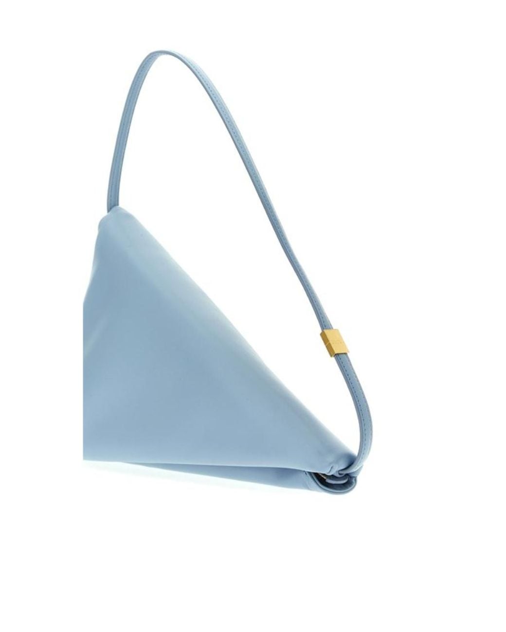Marni Blue Prisma Logo Embossed Shoulder Bag