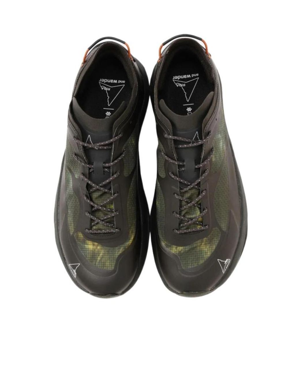 Roa Black X And Wander Lace-Up Sneakers for men