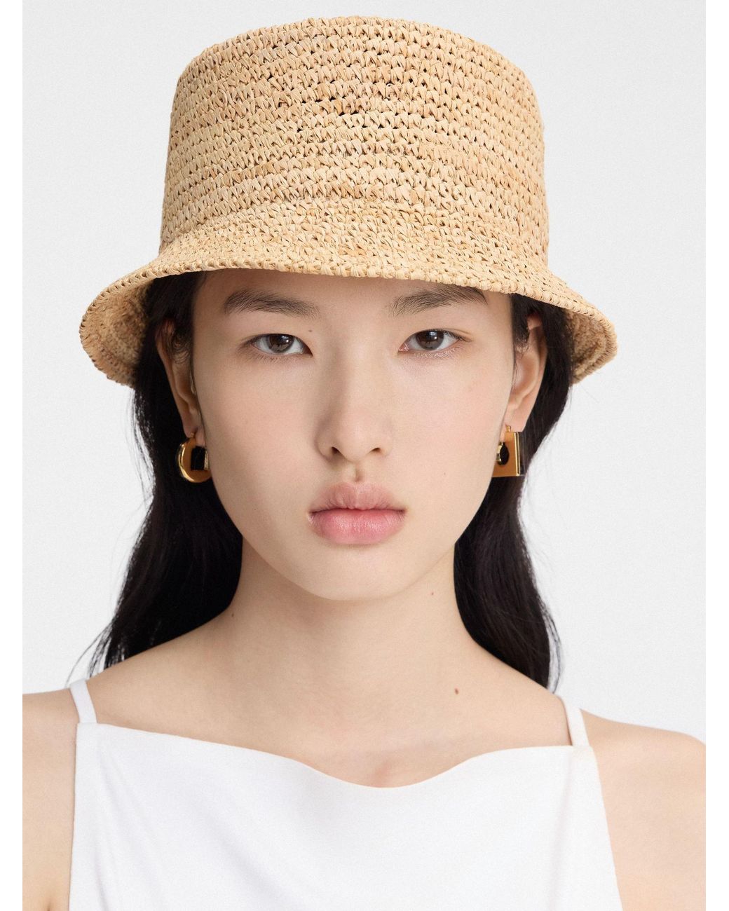 Jacquemus Natural Le Bob Pesco Bucket Hat