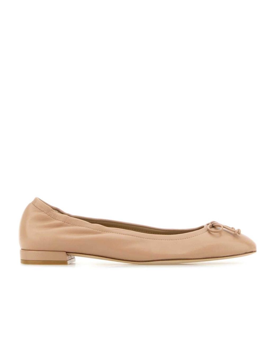 Stuart Weitzman Natural Bria Ballet Flats