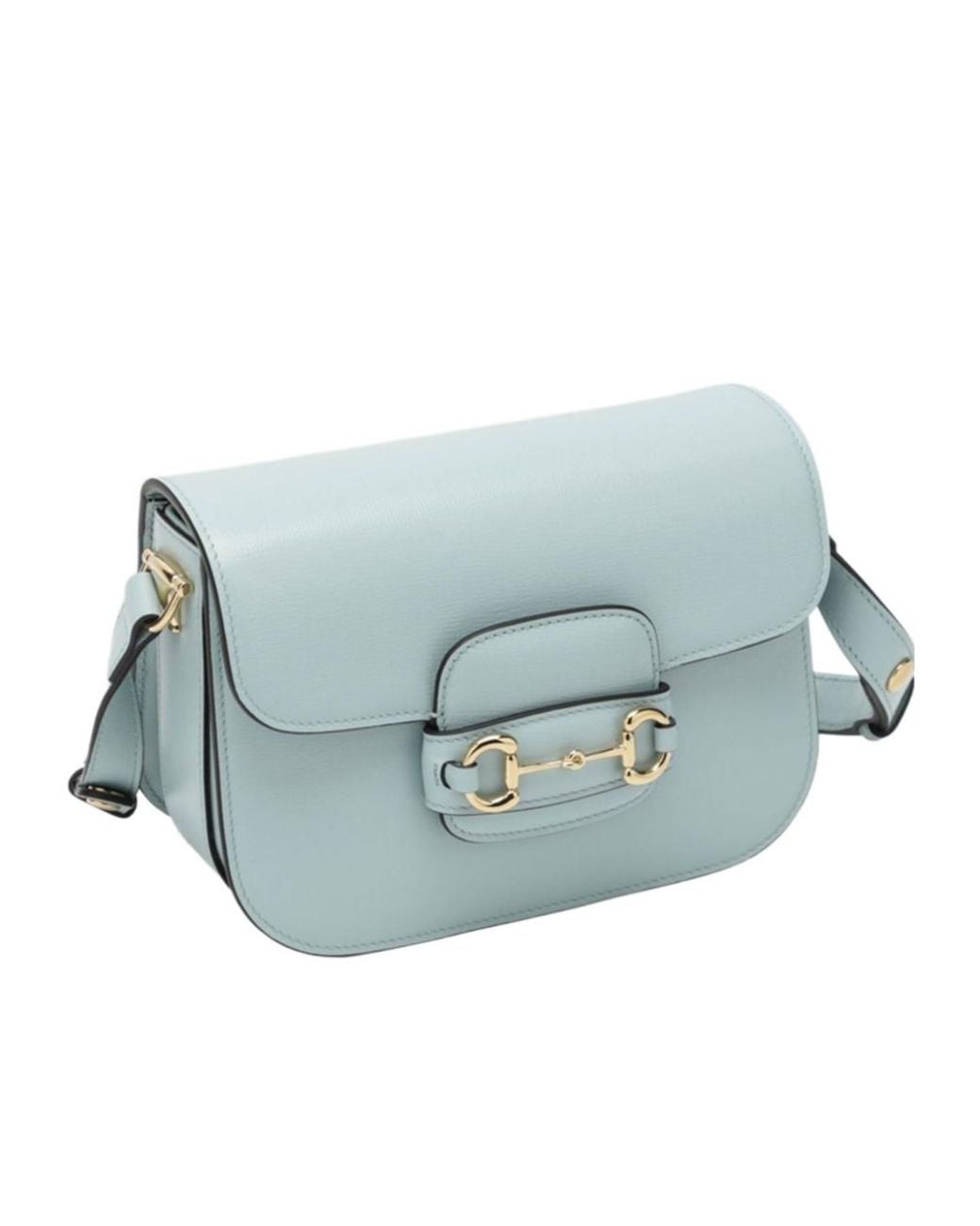 Gucci Blue 1955 Horsebit Small Shoulder Bag