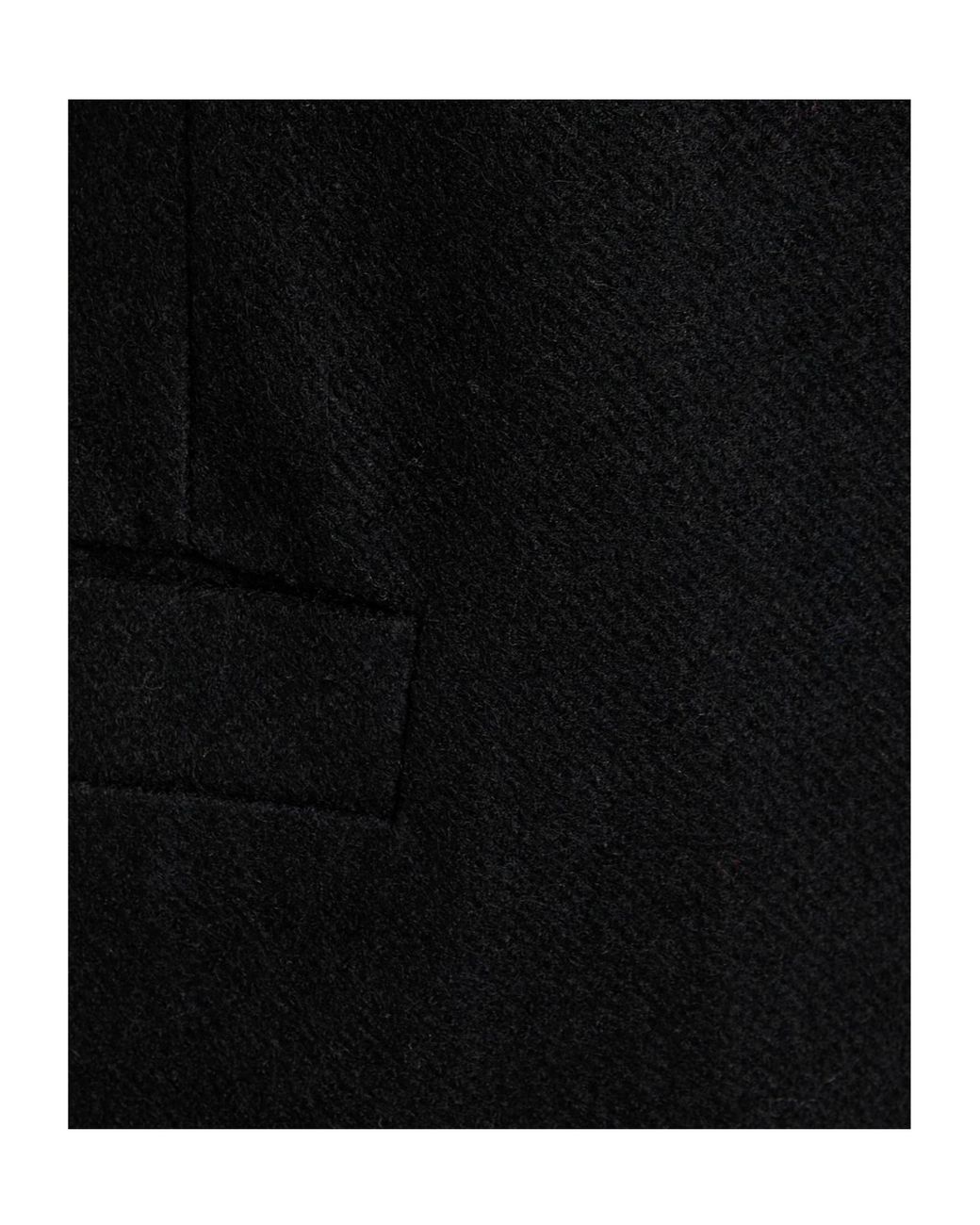 Tory Burch Black Mini Dress Wool, Polyamide