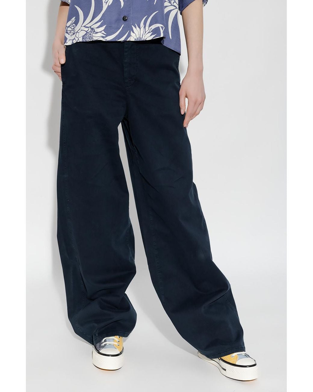 Rag & Bone Blue Casual Multi-Pocket Trousers