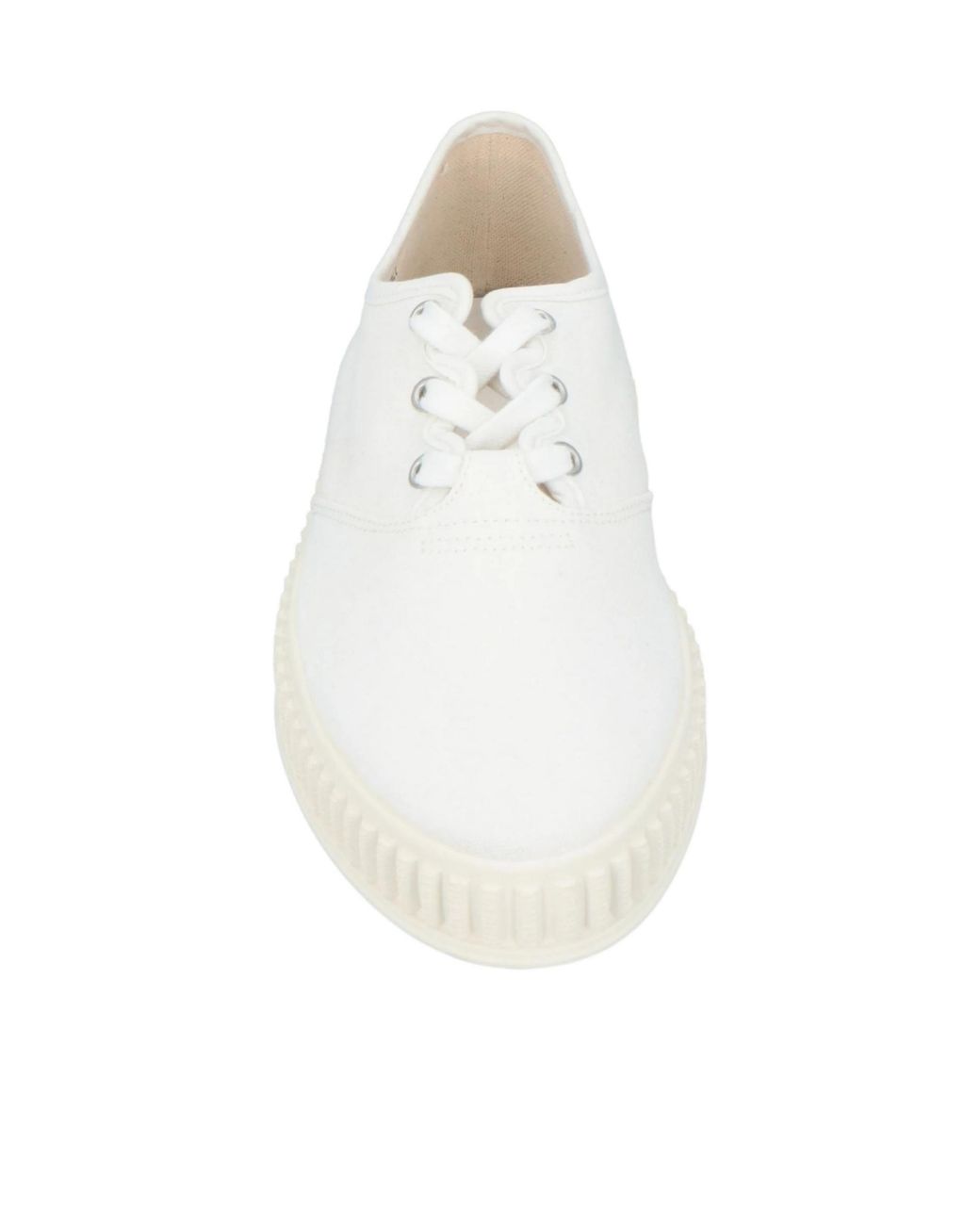 Maison Margiela White Solid Color Canvas Shoes