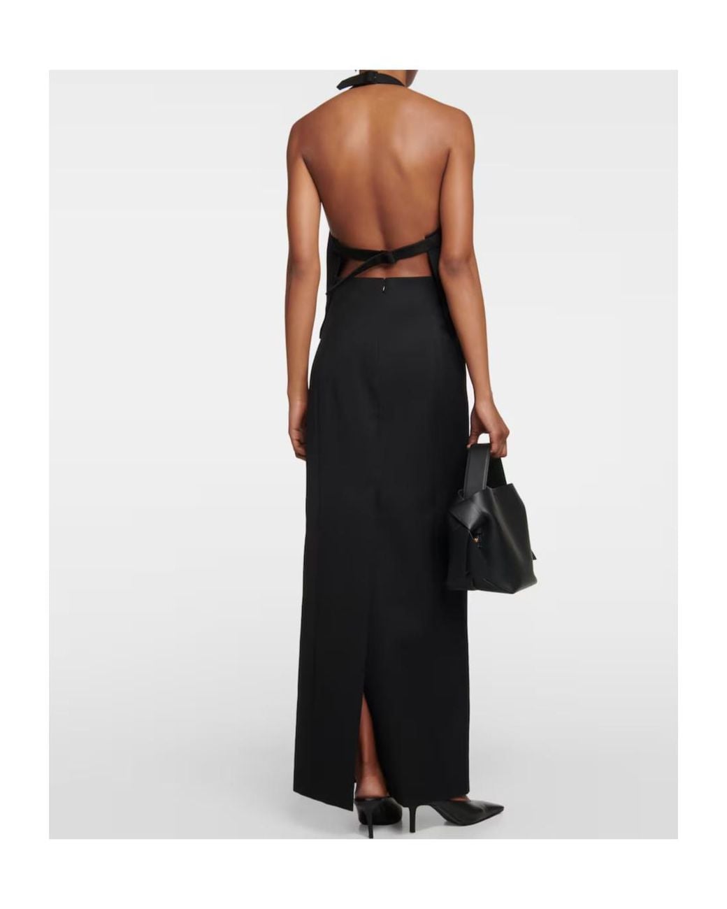 Wardrobe NYC Black Halter Neck Top