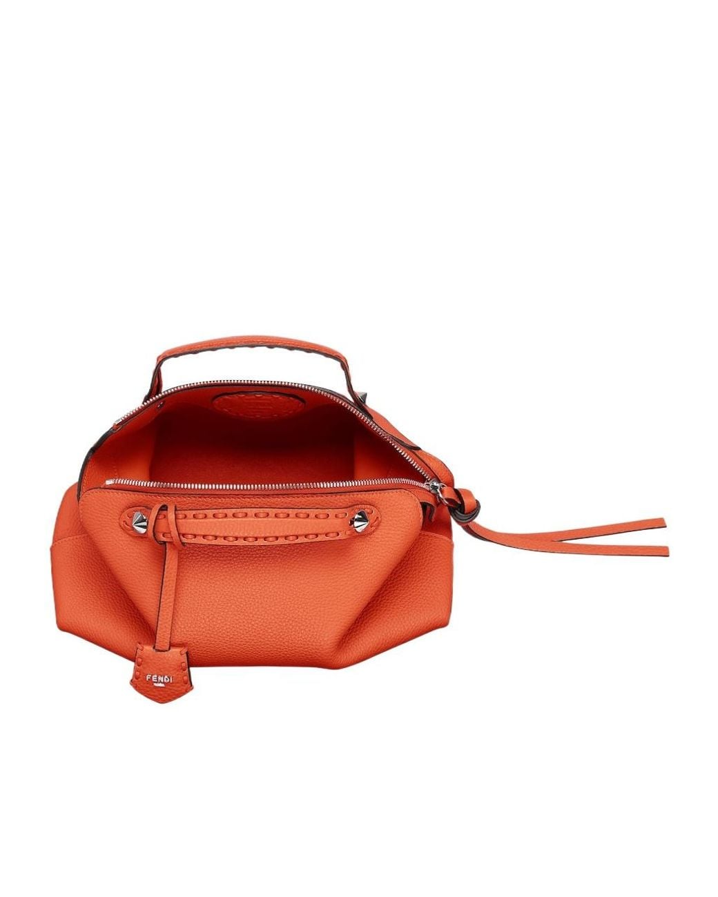 Fendi Orange By The Way Selleria Medium Crossbody Bag