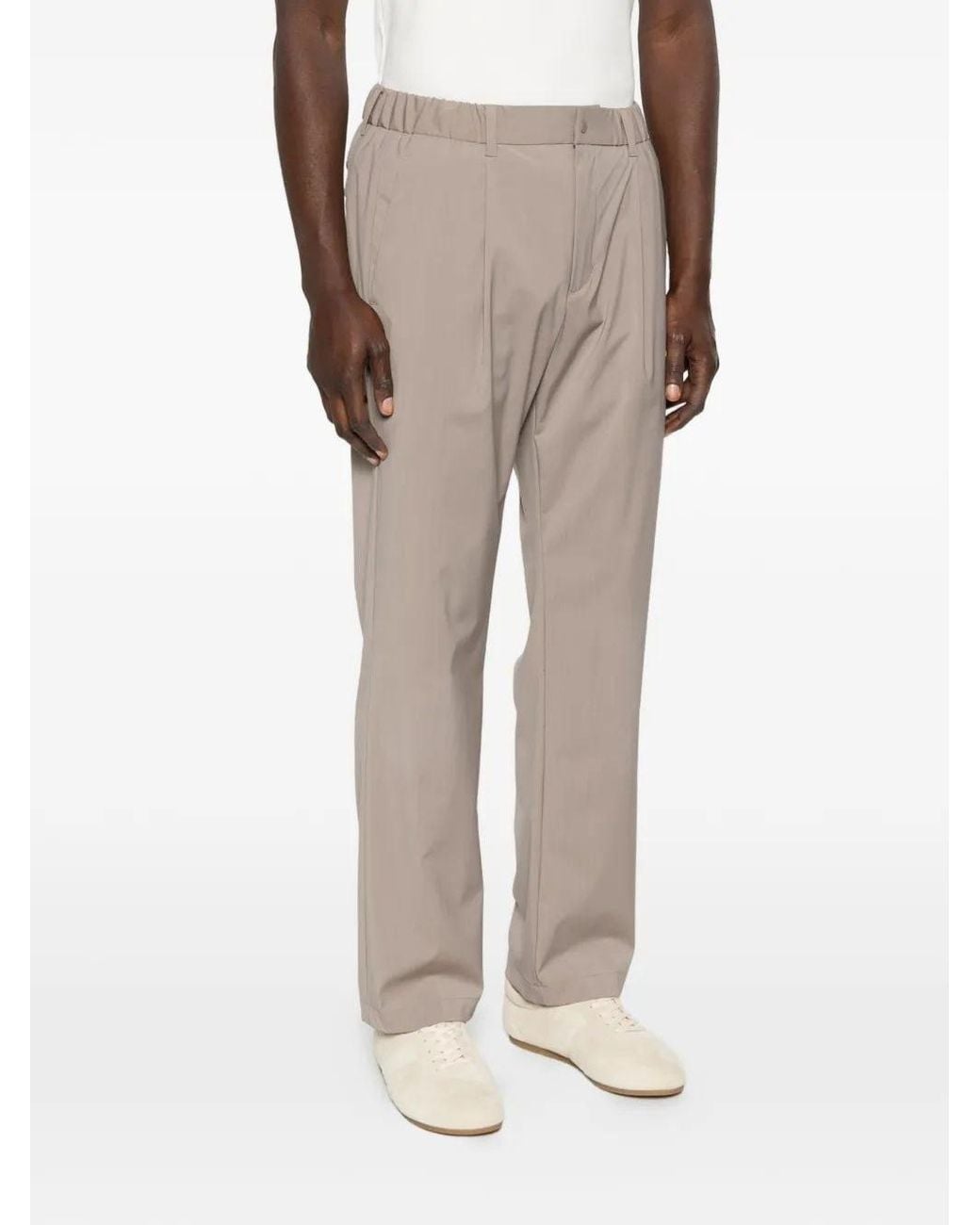 Herno Natural Logo Casual Pants for men