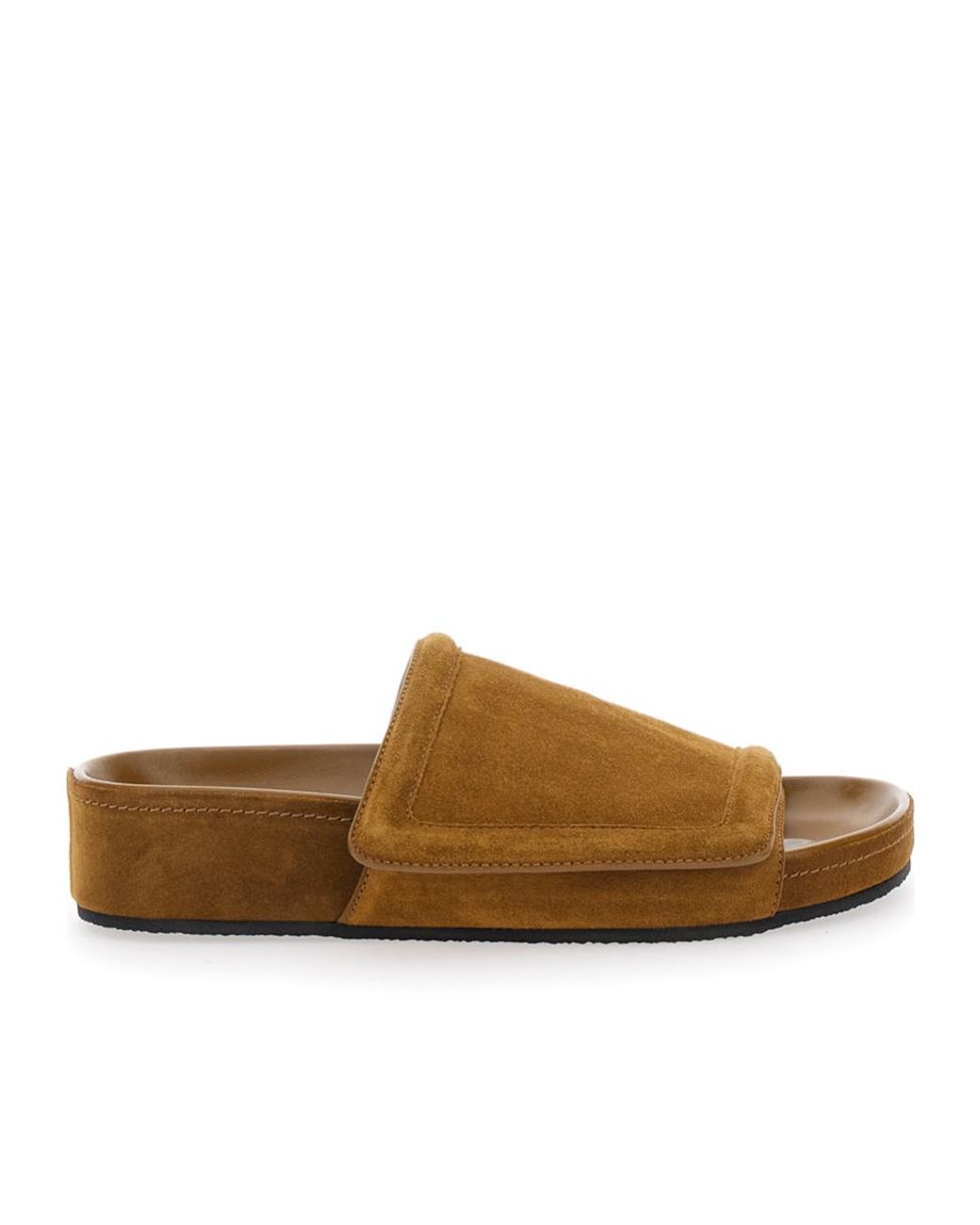 Phoebe Philo Brown Platform Slippers