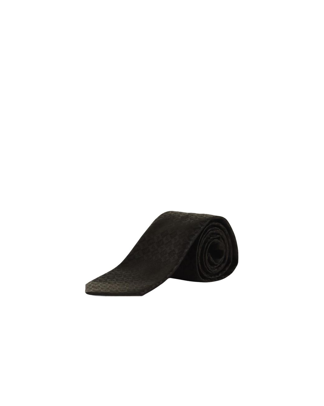 Emporio Armani Blue Jacquard Pattern Pointed Tip Tie for men