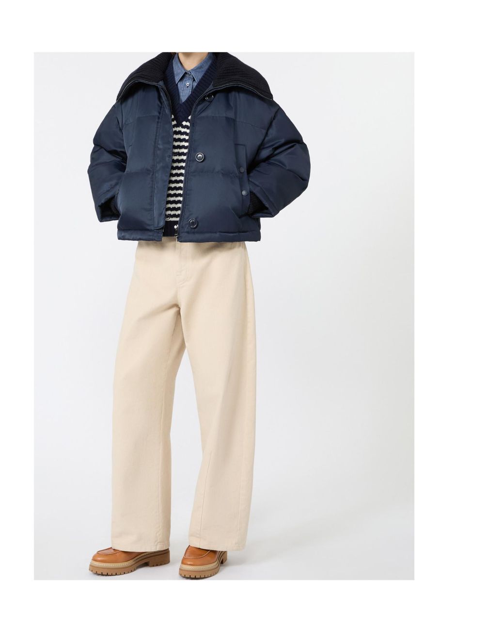 Weekend by Maxmara White Wkdordine Drill Trousers