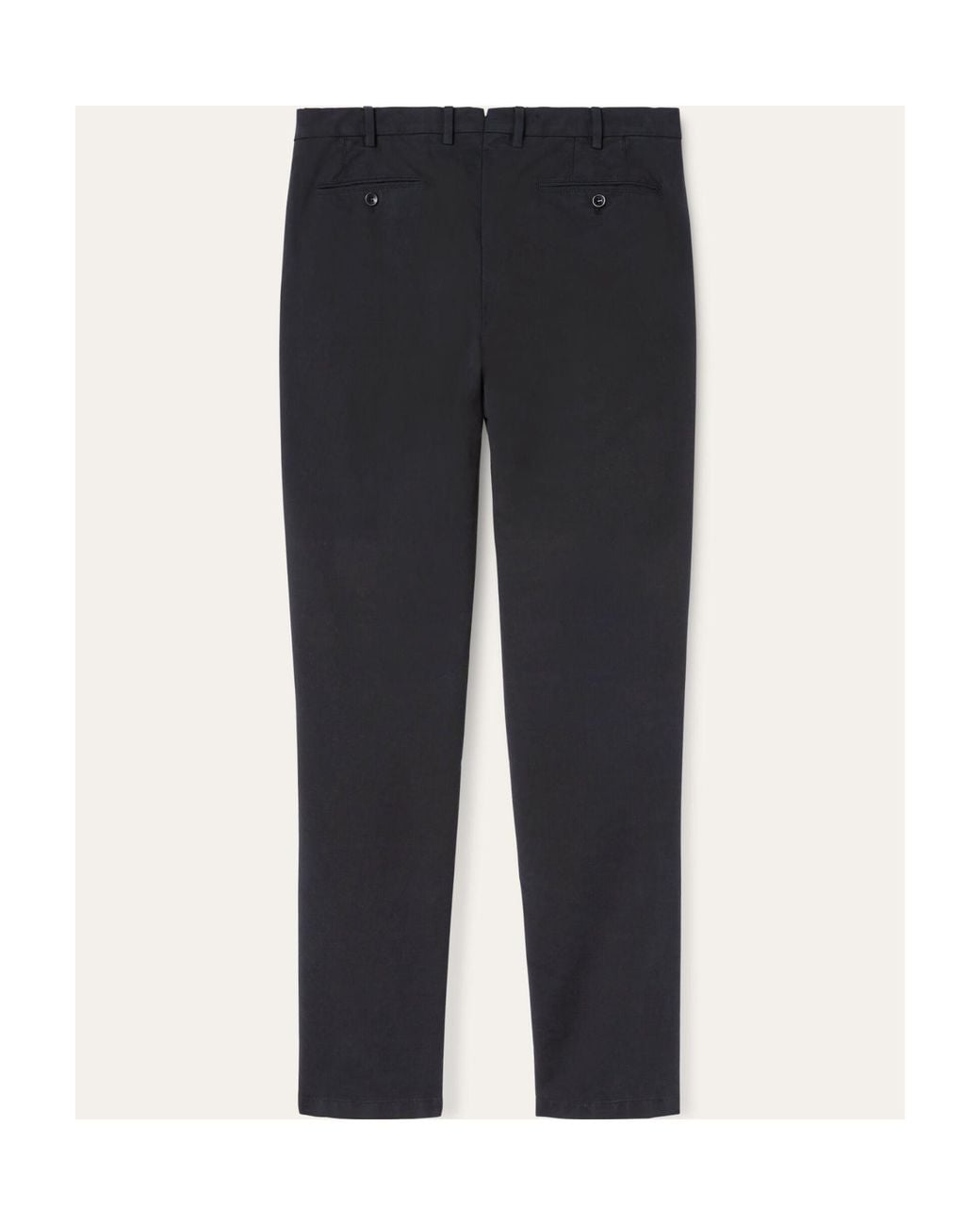 Loro Piana Black Belt-Loop Casual Trousers for men