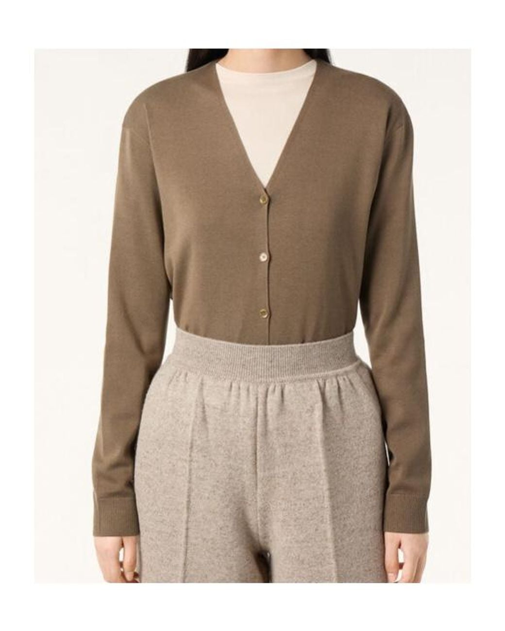 Loro Piana Brown Siena Cardigan