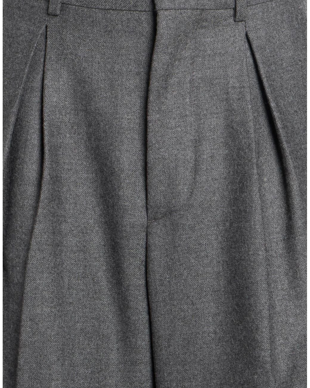 MM6 by Maison Margiela Gray Casual Trousers