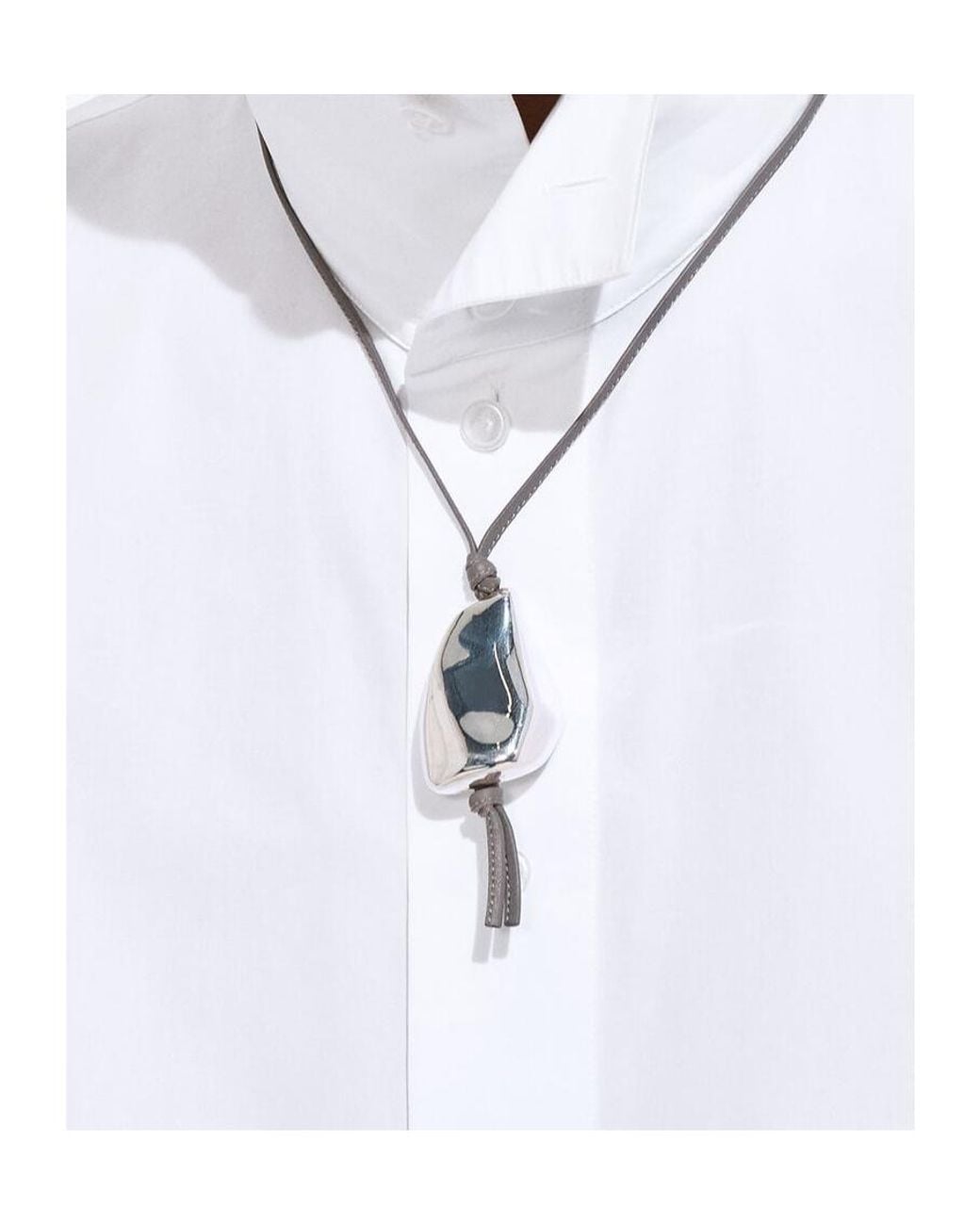Bottega Veneta Multicolor Prisma Necklace for men