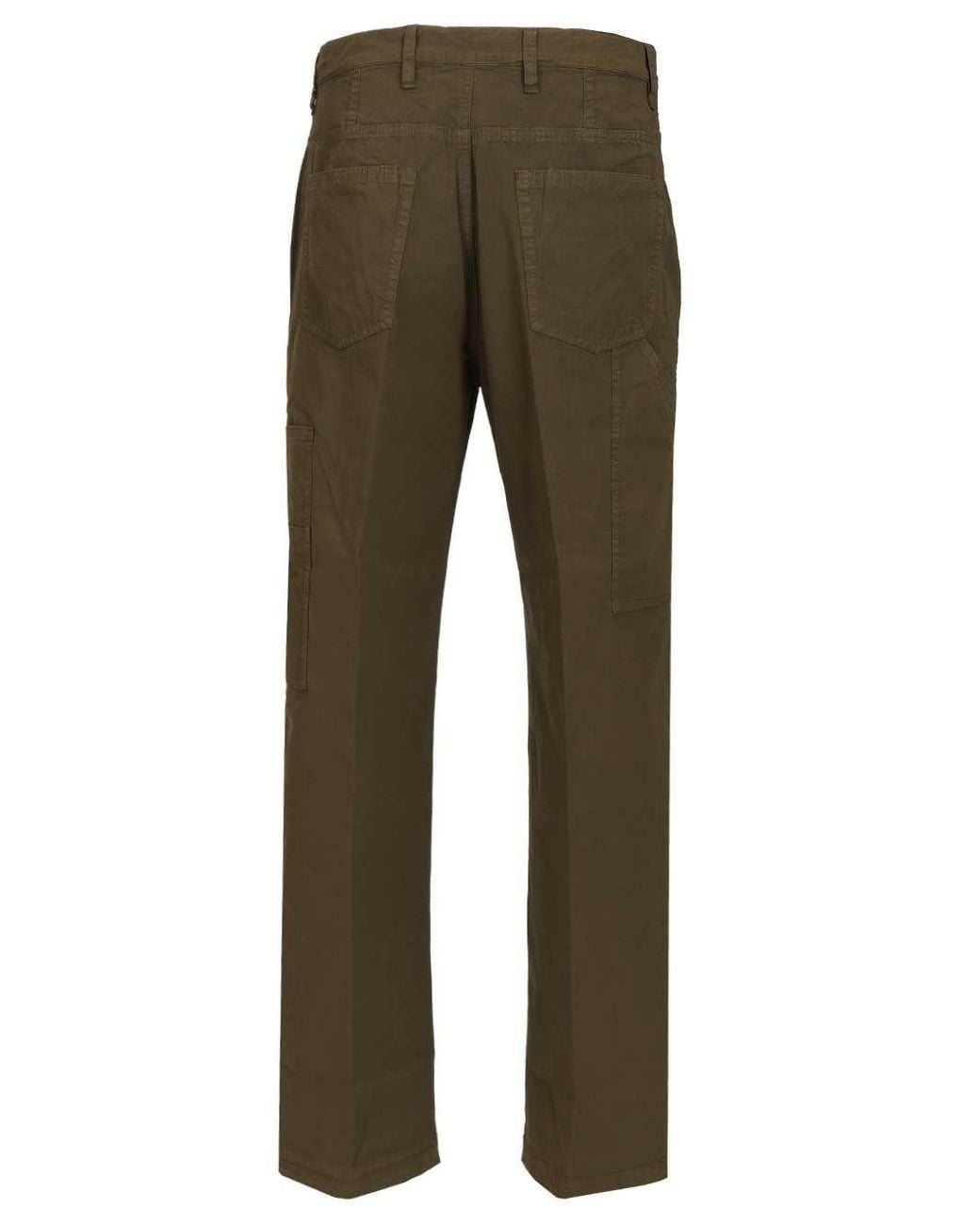 Dries Van Noten Green ドリス ヴァン ノッテン ピッカービーズ ストレートレッグ ジーンズ for men