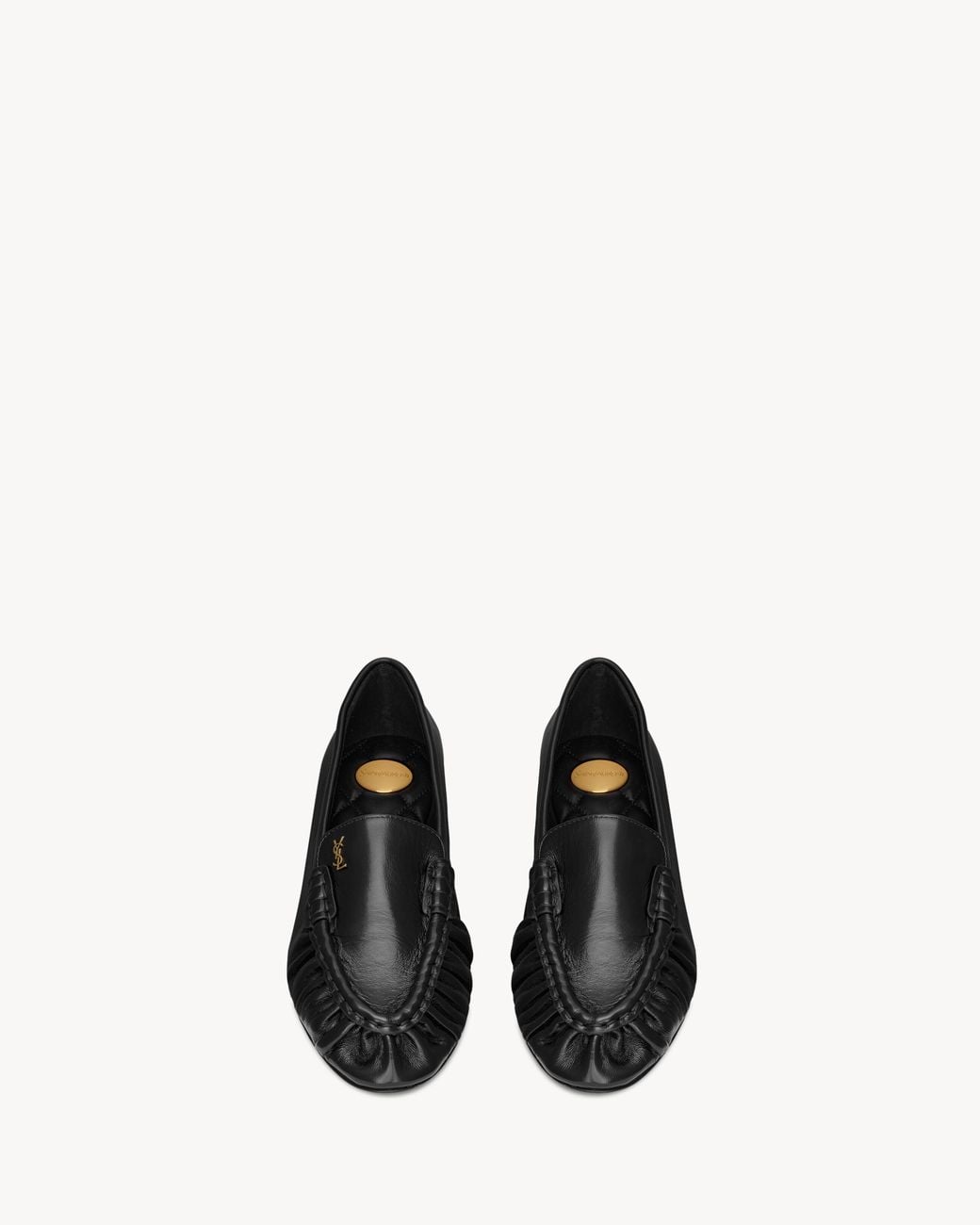 Saint Laurent Black Loaferino Ballet Flats
