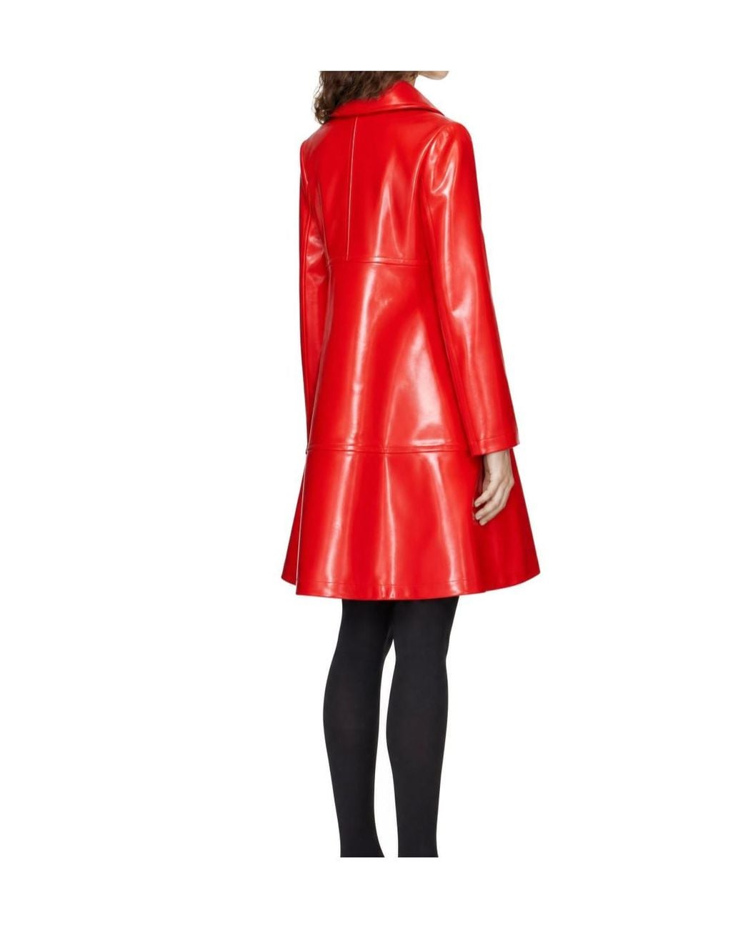 Comme des Garçons Red Long-Sleeved Coat